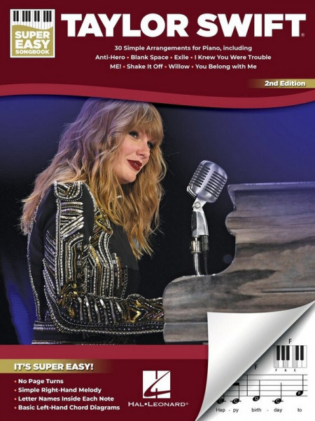 Taylor Swift - Super Easy Songbook - 2nd Edition for piano