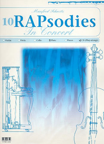10 RAPsodies in Concert (+CD) für Flöte