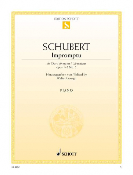 Impromptu As-Dur op.142,2 für Klavier