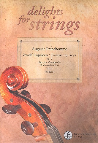 12 Capricen op.7 Band 1 (Nr.1-6) für Violoncello (2. Violoncello ad lib.)