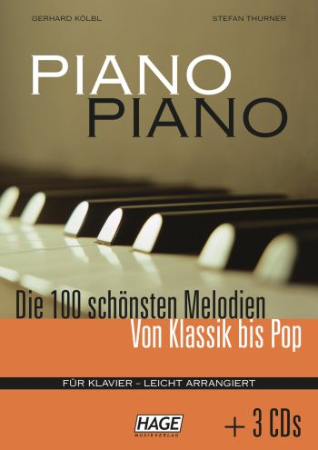 Sammelband für Klavier Piano Piano 1 - leicht arrangiert