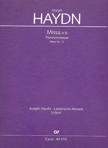 Theresienmesse B-Dur Hob.XXII:12 für Soli, gem Chor und Orchester