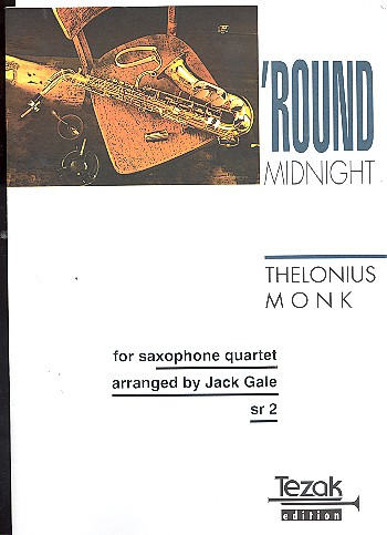 &#039;Round Midnight for 4 saxophones (SATB)