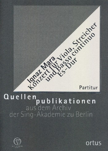Konzert Es-Dur für Viola, Streicher und Bc