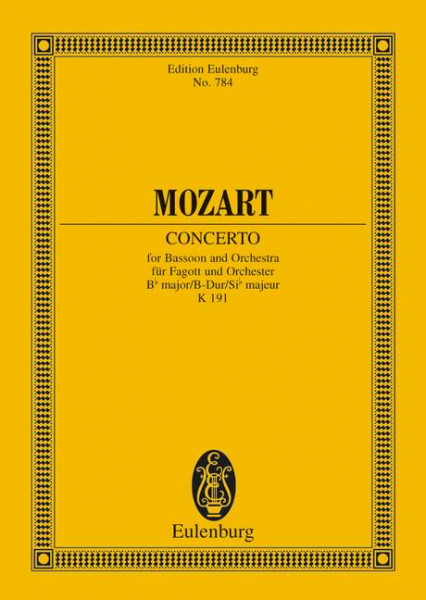 Konzert B-Dur KV191 für Fagott und Orchester
