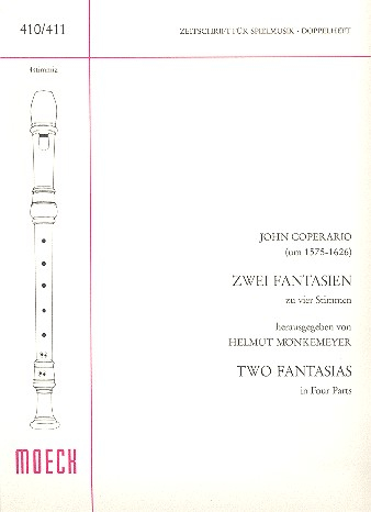 2 Fantasien zu 4 Stimmen für 4 Blockflöten (SATB)