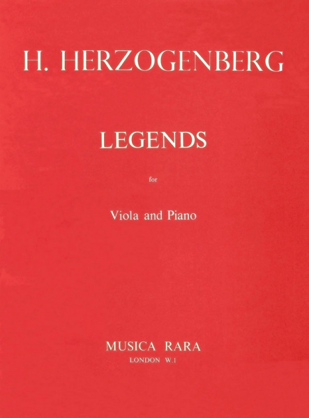 Legends op.62 for viola and piano