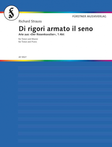 Di rigori armato il seno aus &#039;Der Rosenkavalier&#039; für Tenor und Klavier (it)