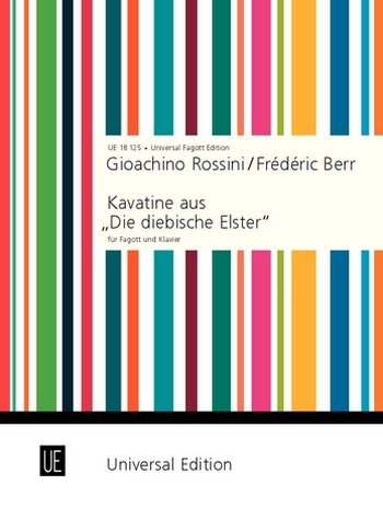 Kavatine aus Die diebische Elster für Fagott und Klavier