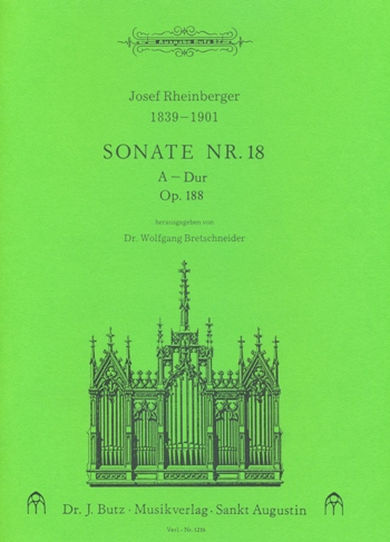 Sonate A-Dur Nr.18 op.188 für Orgel