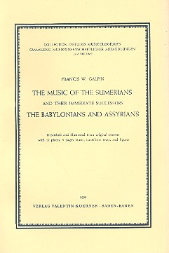 The Music of the Sumerians an their immediate successors the Babylonians