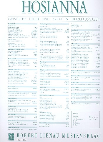 Ave Maria Für hohe Singstimme und Klavier