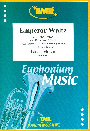 Emperor Waltz for 4 euphoniums (piano, guitar, bass guitar and percussion ad lib)