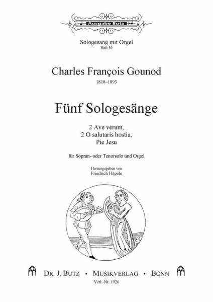 5 Sologesänge für Soprano (Tenor) und Orgel