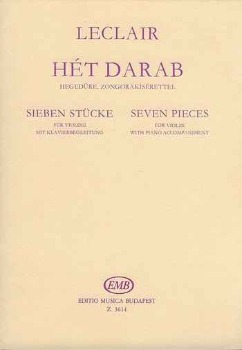 7 Stücke für Violine und Klavier