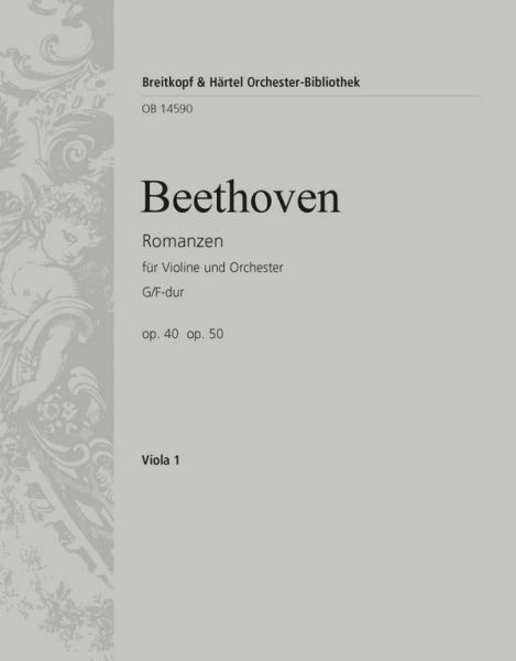 Romanzen F-Dur op.40 und G-Dur op.50 für Violine und Orchester