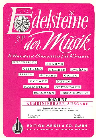 8 Edelsteine der Musik Potpourris für Orchester