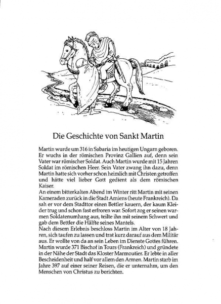 Liederbuch/Spielpartitur St. Martins-Lieder
