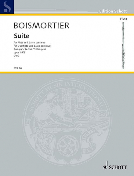 Suite G-Dur op.35,2 für Flöte und Bc