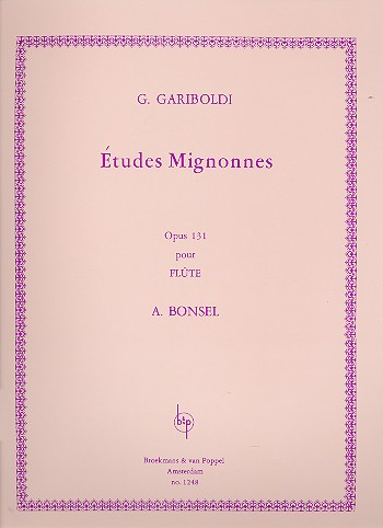 Études mignonnes op.131 pour flûte