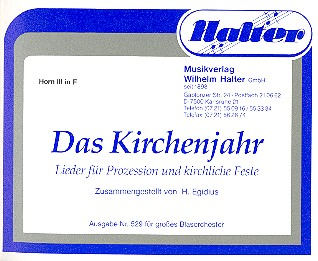 Das Kirchenjahr für Blasorchester