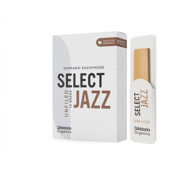 B-Sopran-Sax-Blatt D&#039;Addario Woodwinds Select Jazz Unfiled, 3S