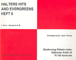 Halters Hits and Evergreens Band 6: für Blasorchester