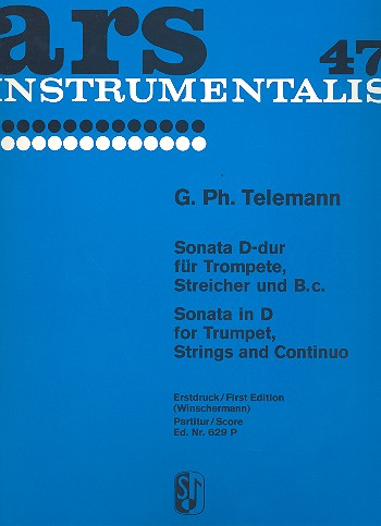 Sonate D-Dur für Trompete, Streicher und Bc