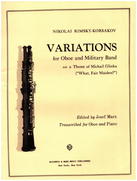 Variations on a Theme by Glinka for oboe and military band