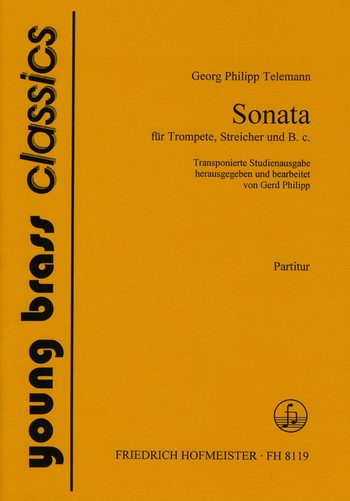 Sonate für Trompete, Streicher und Bc