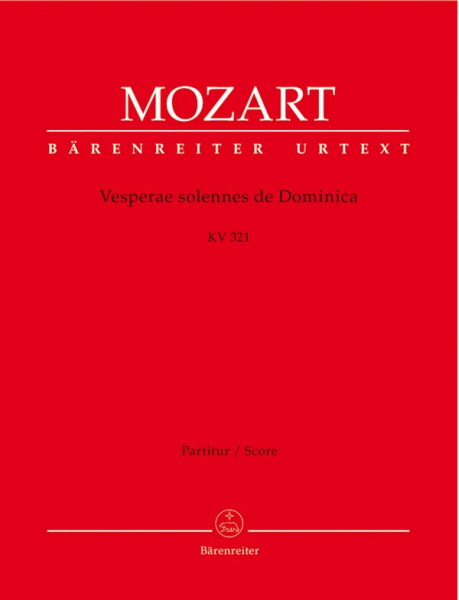Vesperae solennes de Dominica KV321 für Soli (SATB), Chor und Orchester