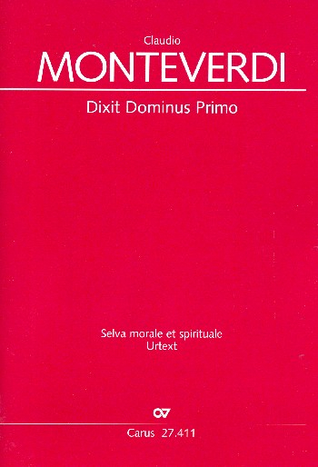 Dixit Dominus primo SV263 für gem Chor, 2 Violinen und Bc (Instrumente ad lib)
