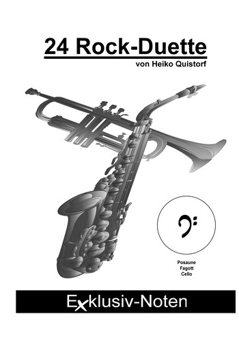 24 Rock-Duette: für 2 C-Instrumente im Bassschlüssel