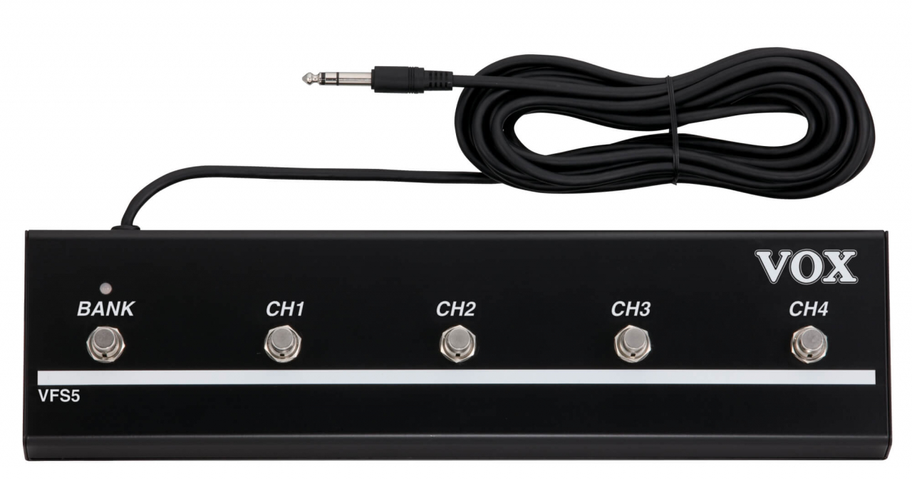 Vox Vfs-5 Footswitch Vt Valvetronix Serie Fußschalter Für Gitarrenverstärker Stereo-Klinke - Image 4