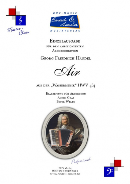 Air, HWV 464 für Akkordeon