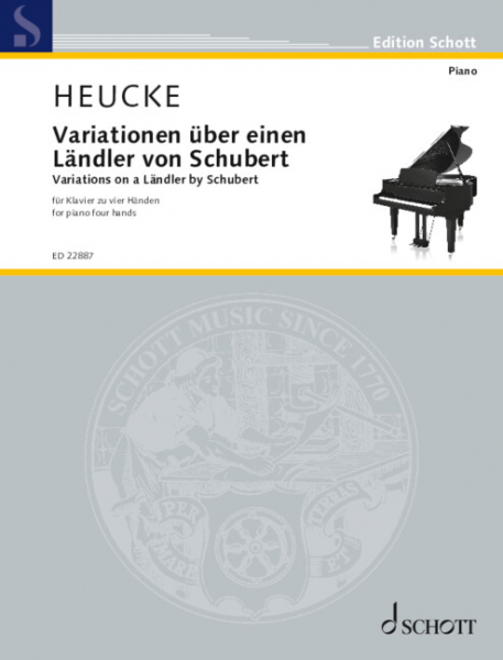 Variationen über einen Ländler von Schubert op. 64 für Klavier zu 4 Händen