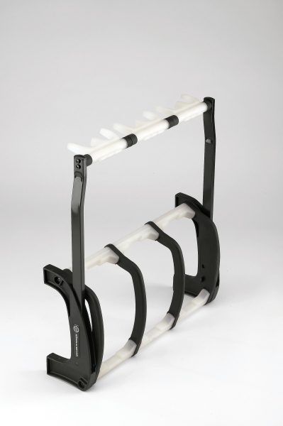 3-Fach Gitarrenständer K&M 17513 Guardian 3 Translucent