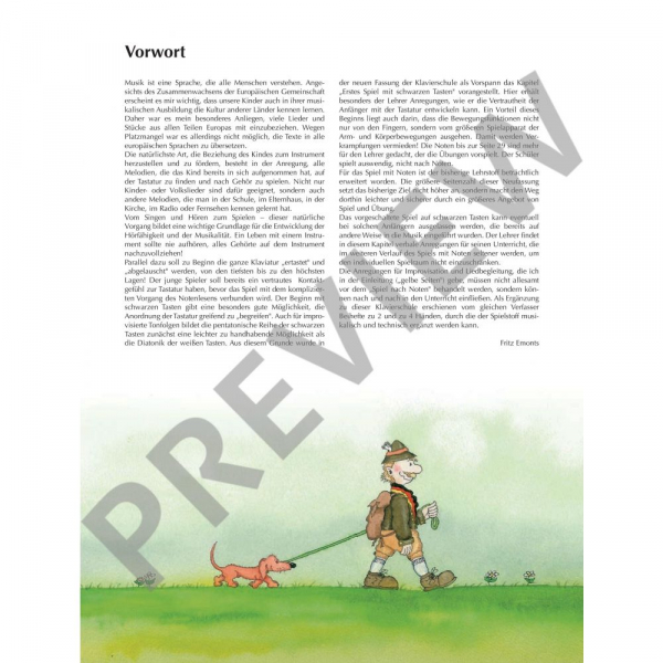 Schule für Klavier Europäische Klavierschule 1