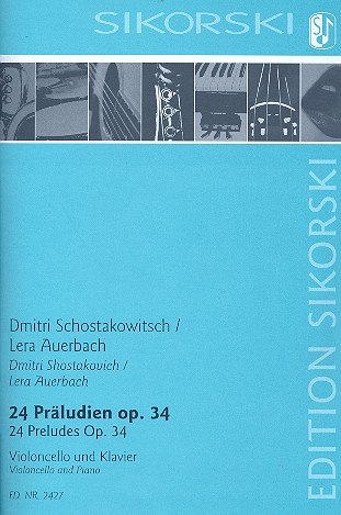 24 Präludien op.34 für Violoncello und Klavier