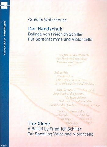 Der Handschuh für Sprecher und Violoncello