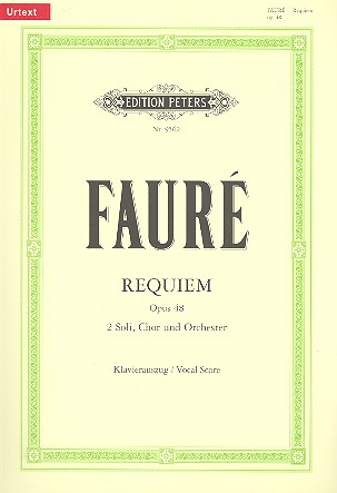 Klavierauszug Requiem d-moll op. 48