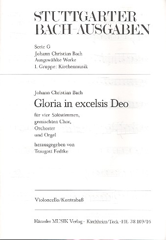 Gloria in excelsis Deo für Soli, gem Chor und Orchester