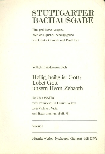 Lobet Gott unsern Herrn Zebaoth für gem Chor und Orchester