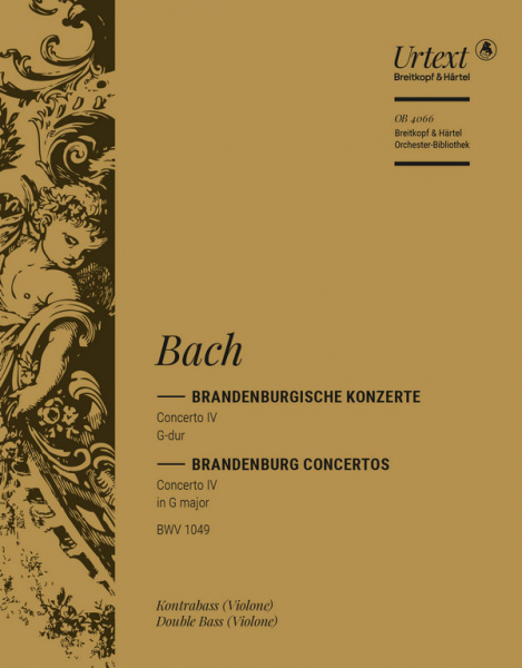 Brandenburgisches Konzert G-Dur Nr.4 BWV1049 für Orchester