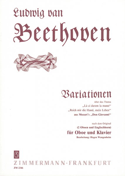 Variationen über das Thema &#039;La ci darem la mano&#039; für Oboe und Klavier