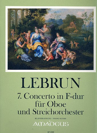 Konzert F-Dur Nr.7 für Oboe und Streichorchester für Oboe und Klavier
