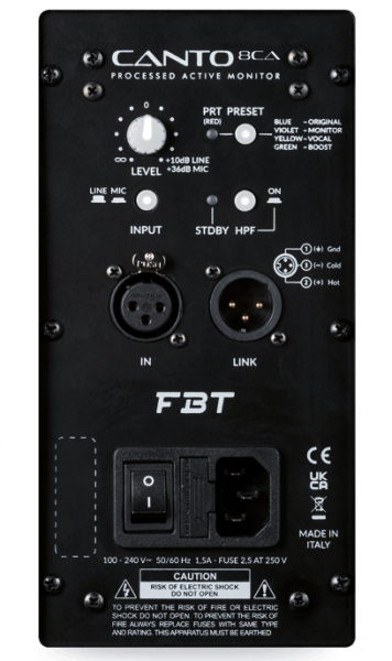 Lautsprecher Aktiv FBT Canto 8CA