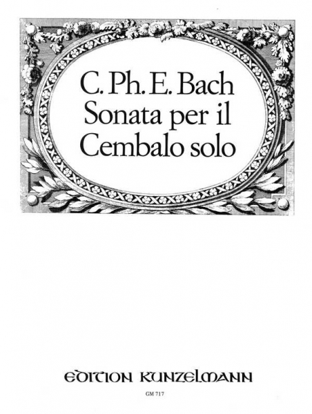 Sonata c-Moll per il cembalo solo, WQ 60 für Klavier