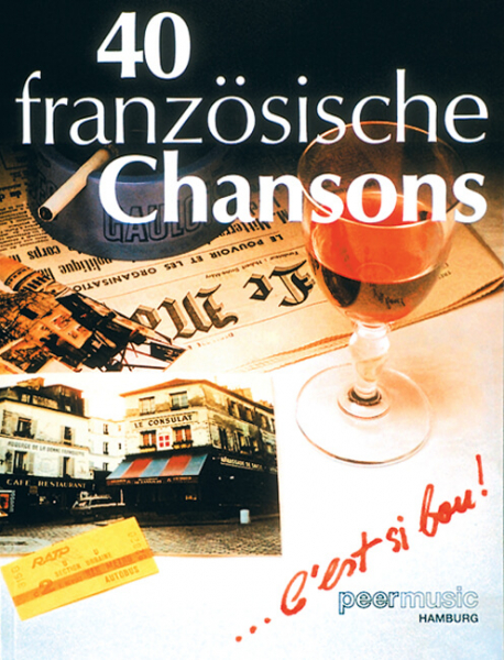 Spielbuch für Klavier 40 französische Chansons