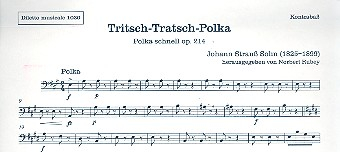 Tritsch-Tratsch-Polka op.214 für Orchester